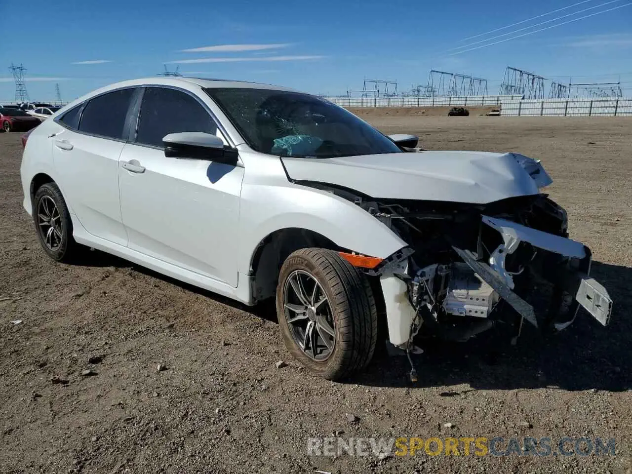 4 Photograph of a damaged car JHMFC1F76KX008107 HONDA CIVIC 2019