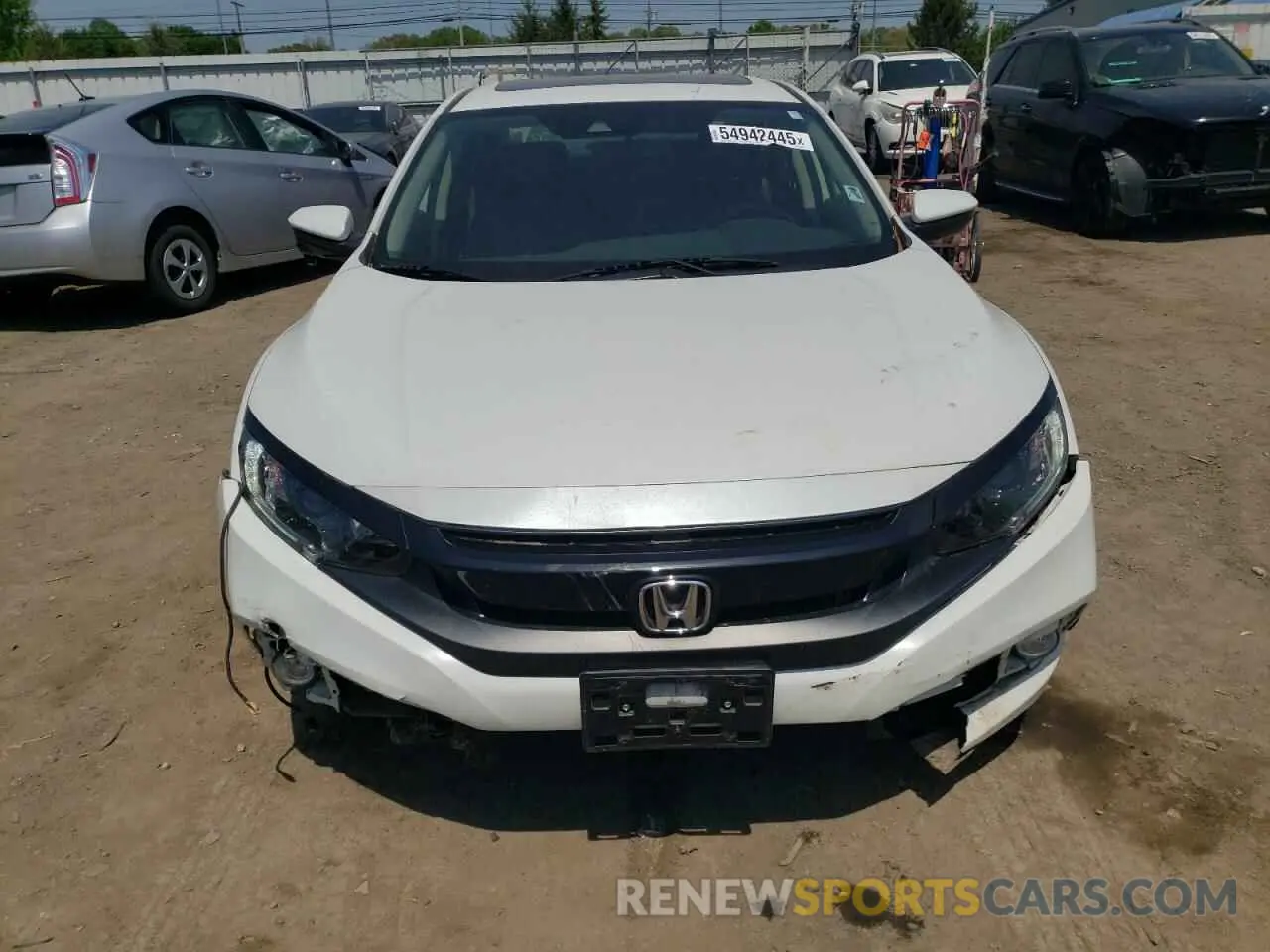 5 Photograph of a damaged car JHMFC1F78KX008965 HONDA CIVIC 2019