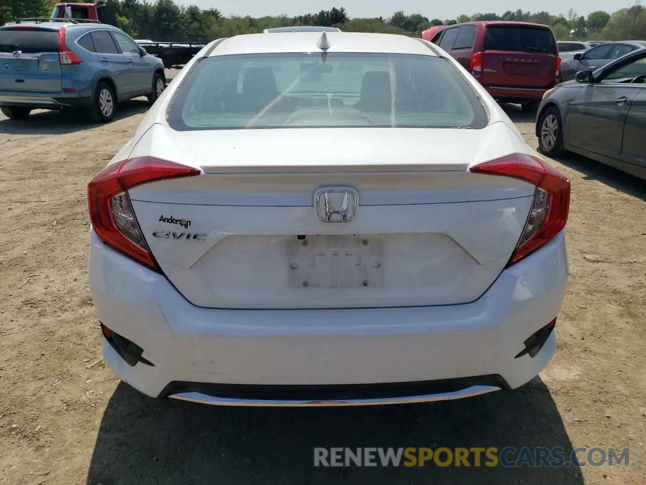 6 Photograph of a damaged car JHMFC1F78KX008965 HONDA CIVIC 2019