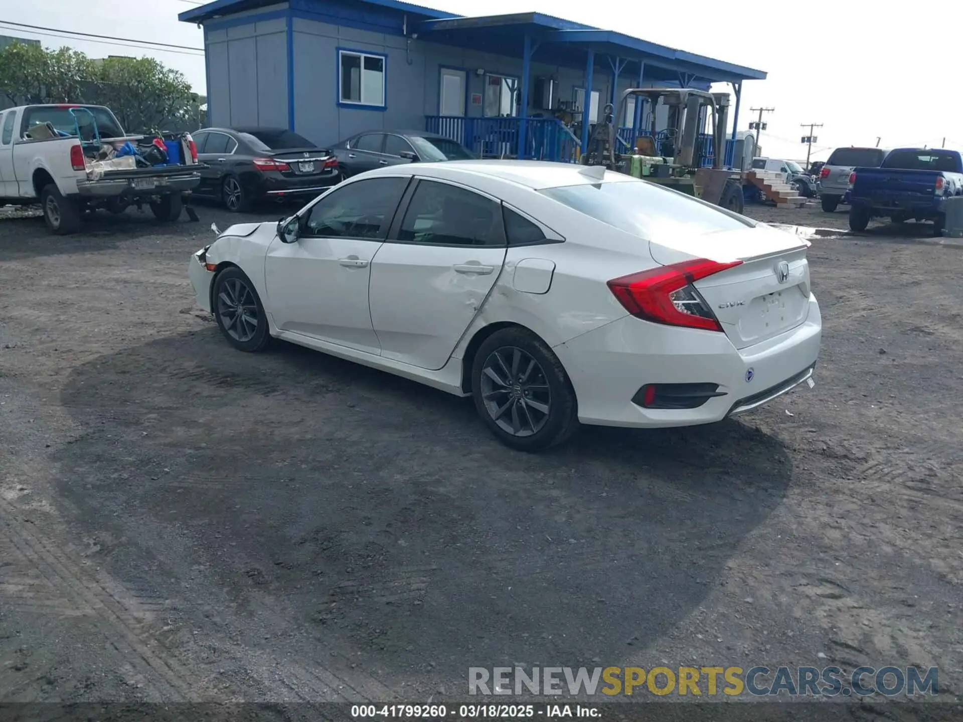 3 Photograph of a damaged car JHMFC1F7XKX000981 HONDA CIVIC 2019