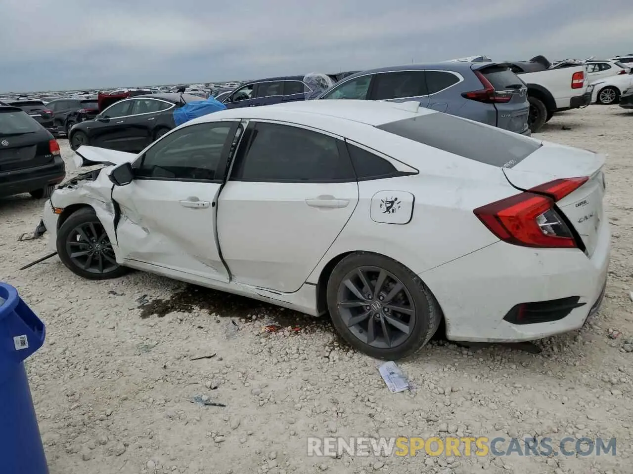 2 Photograph of a damaged car JHMFC1F7XKX004139 HONDA CIVIC 2019