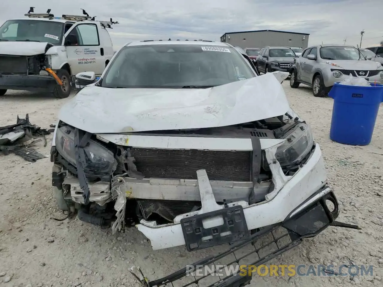 5 Photograph of a damaged car JHMFC1F7XKX004139 HONDA CIVIC 2019