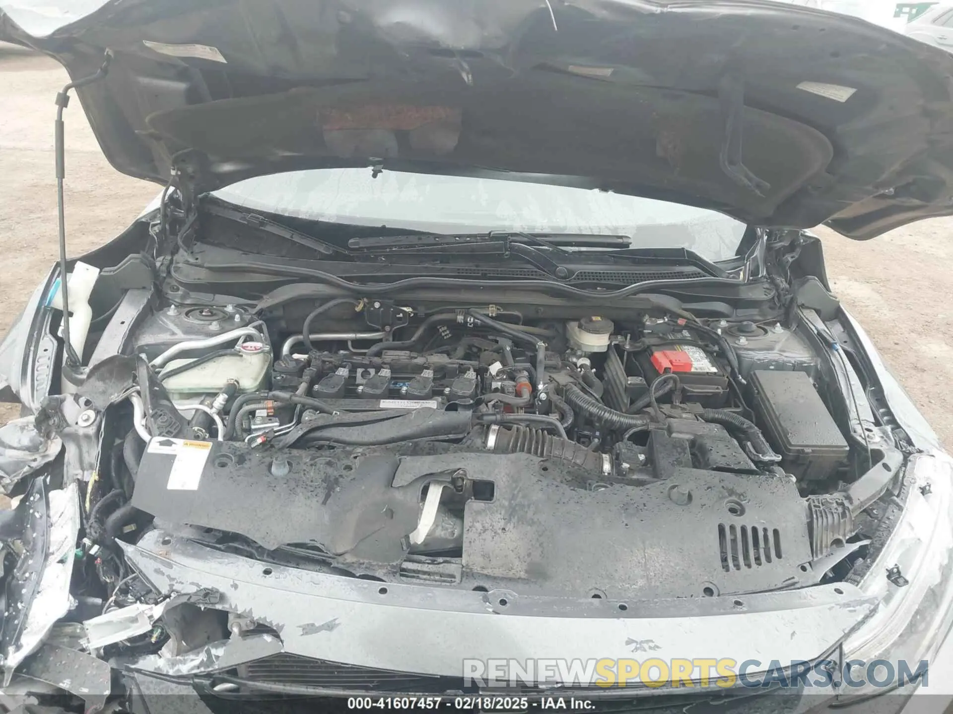 10 Photograph of a damaged car JHMFC1F91KX002281 HONDA CIVIC 2019