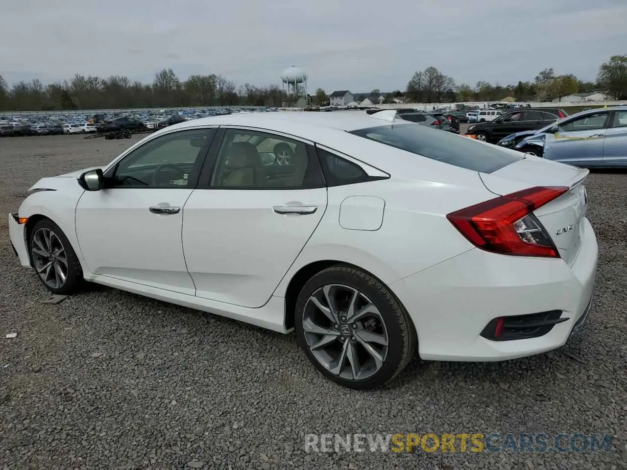2 Photograph of a damaged car JHMFC1F96KX014491 HONDA CIVIC 2019