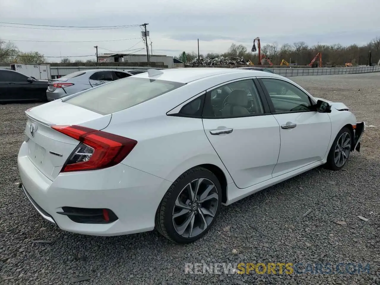 3 Photograph of a damaged car JHMFC1F96KX014491 HONDA CIVIC 2019