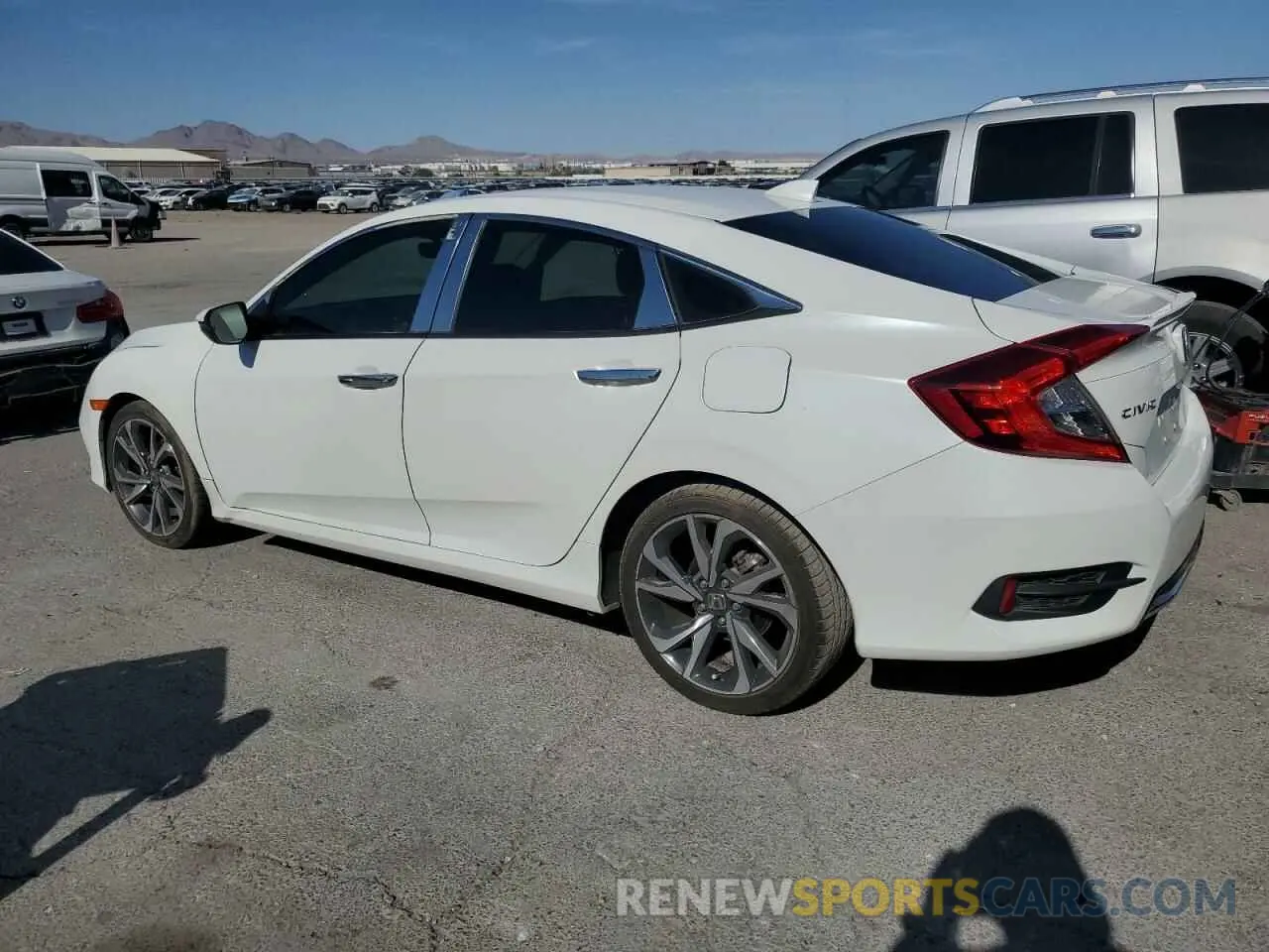 2 Photograph of a damaged car JHMFC1F97KX002253 HONDA CIVIC 2019