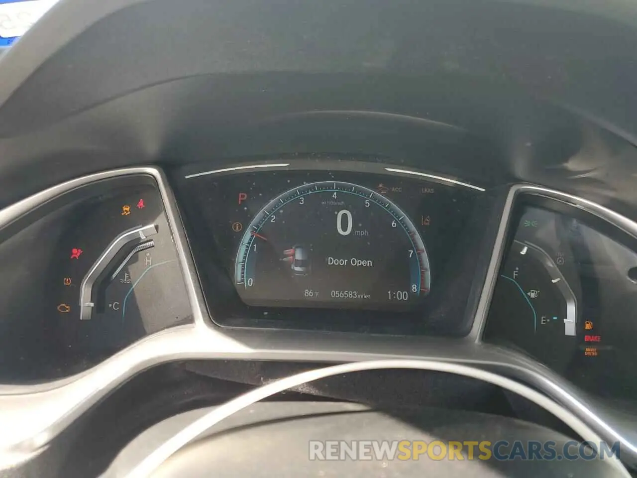 9 Photograph of a damaged car JHMFC1F97KX002253 HONDA CIVIC 2019