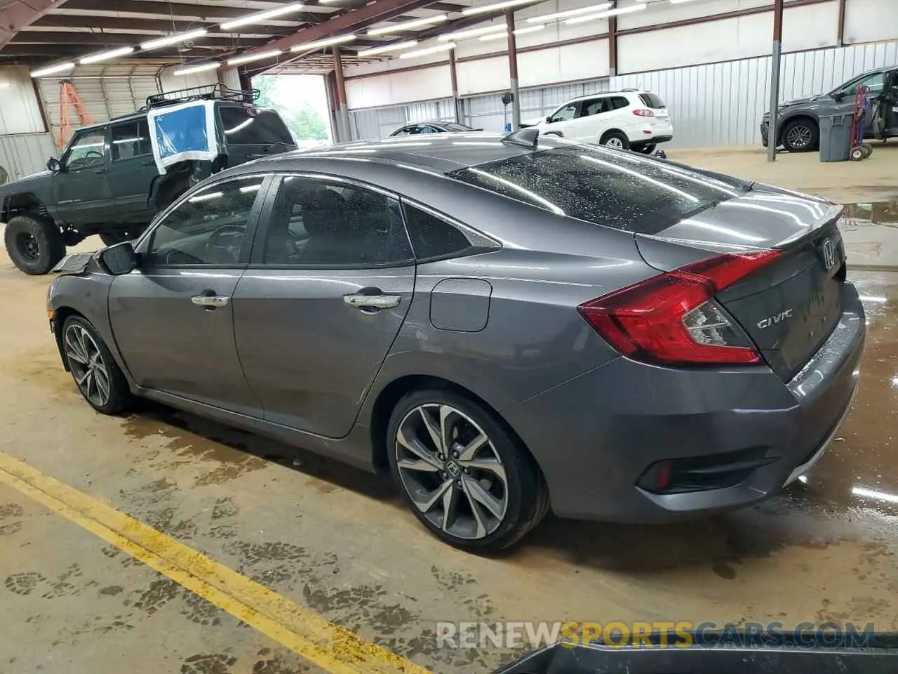 2 Photograph of a damaged car JHMFC1F99KX002285 HONDA CIVIC 2019
