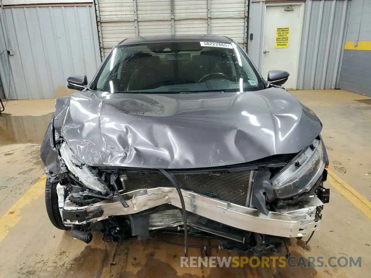 5 Photograph of a damaged car JHMFC1F99KX002285 HONDA CIVIC 2019