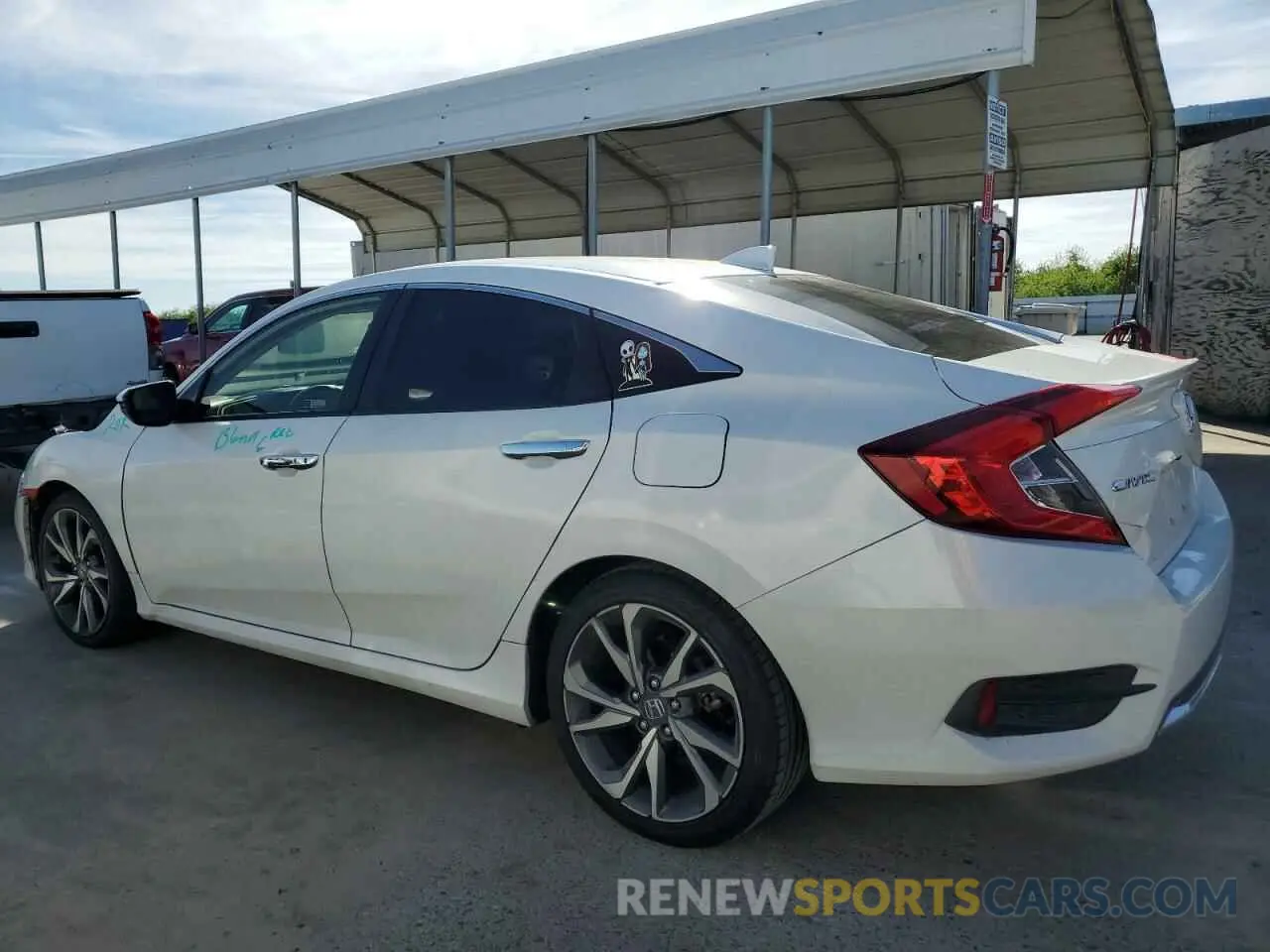 2 Photograph of a damaged car JHMFC1F99KX008300 HONDA CIVIC 2019