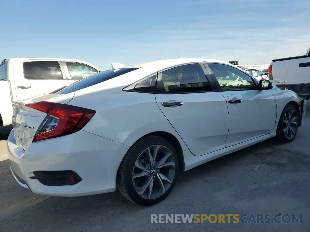 3 Photograph of a damaged car JHMFC1F99KX008300 HONDA CIVIC 2019
