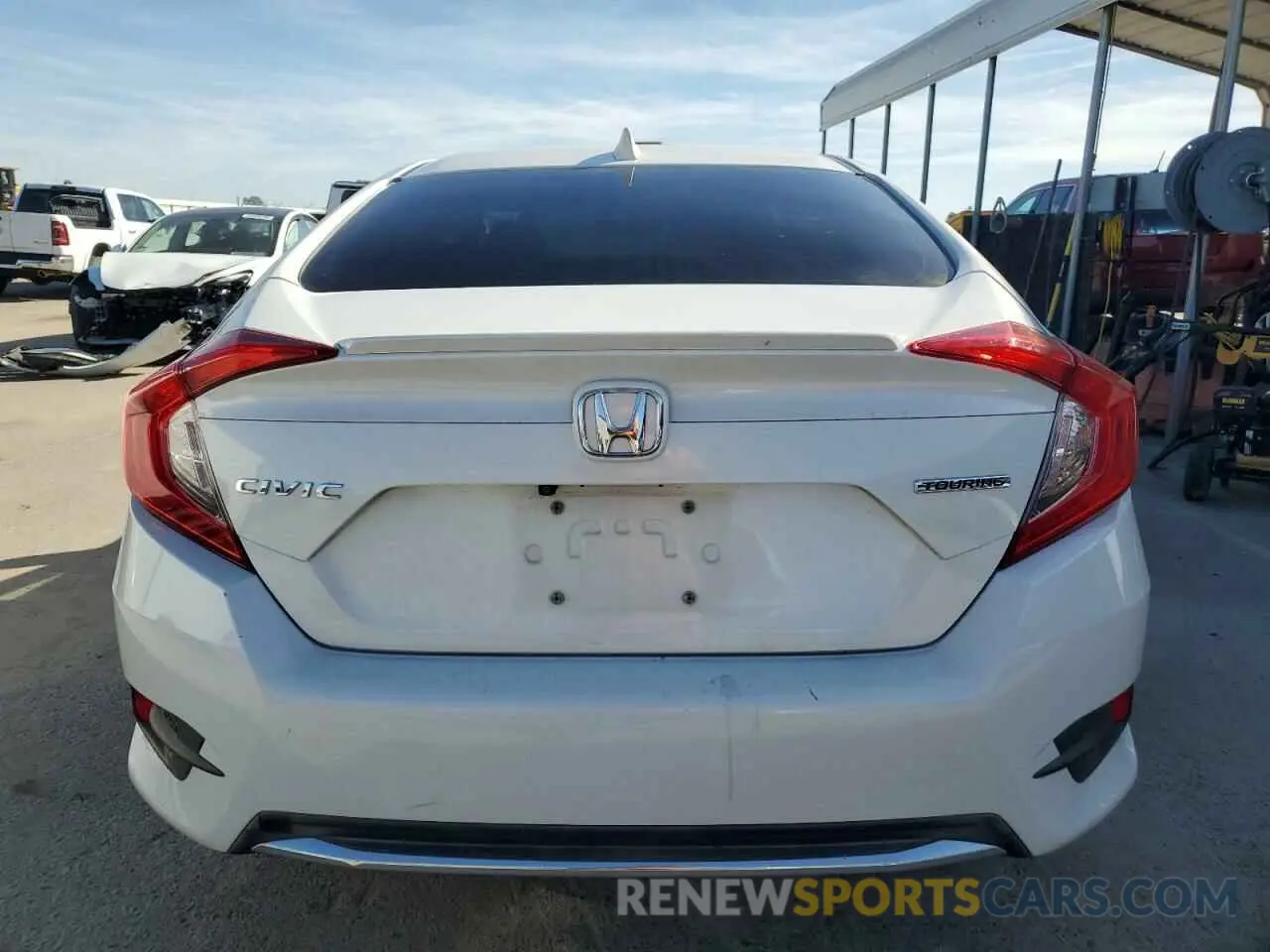 6 Photograph of a damaged car JHMFC1F99KX008300 HONDA CIVIC 2019