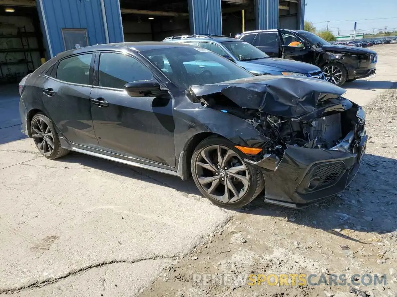 4 Photograph of a damaged car SHHFK7G41KU214262 HONDA CIVIC 2019