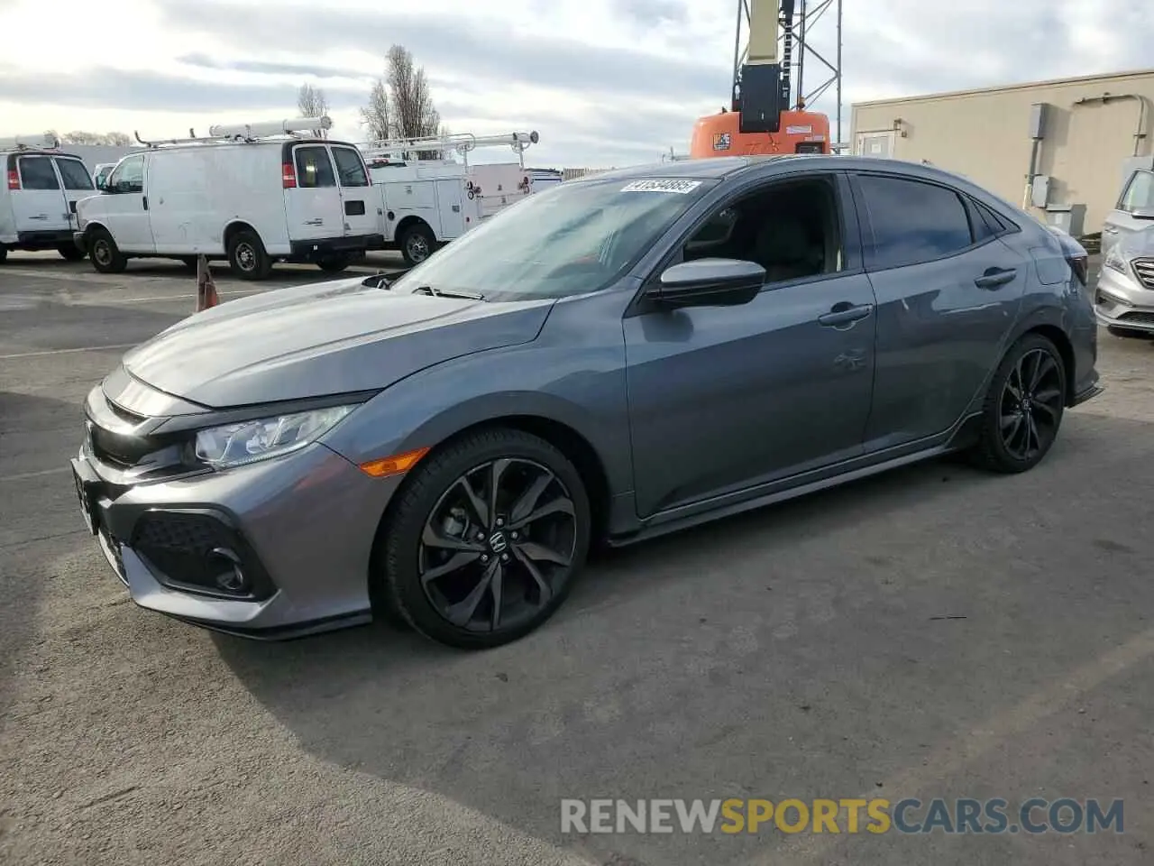 1 Photograph of a damaged car SHHFK7G47KU222981 HONDA CIVIC 2019