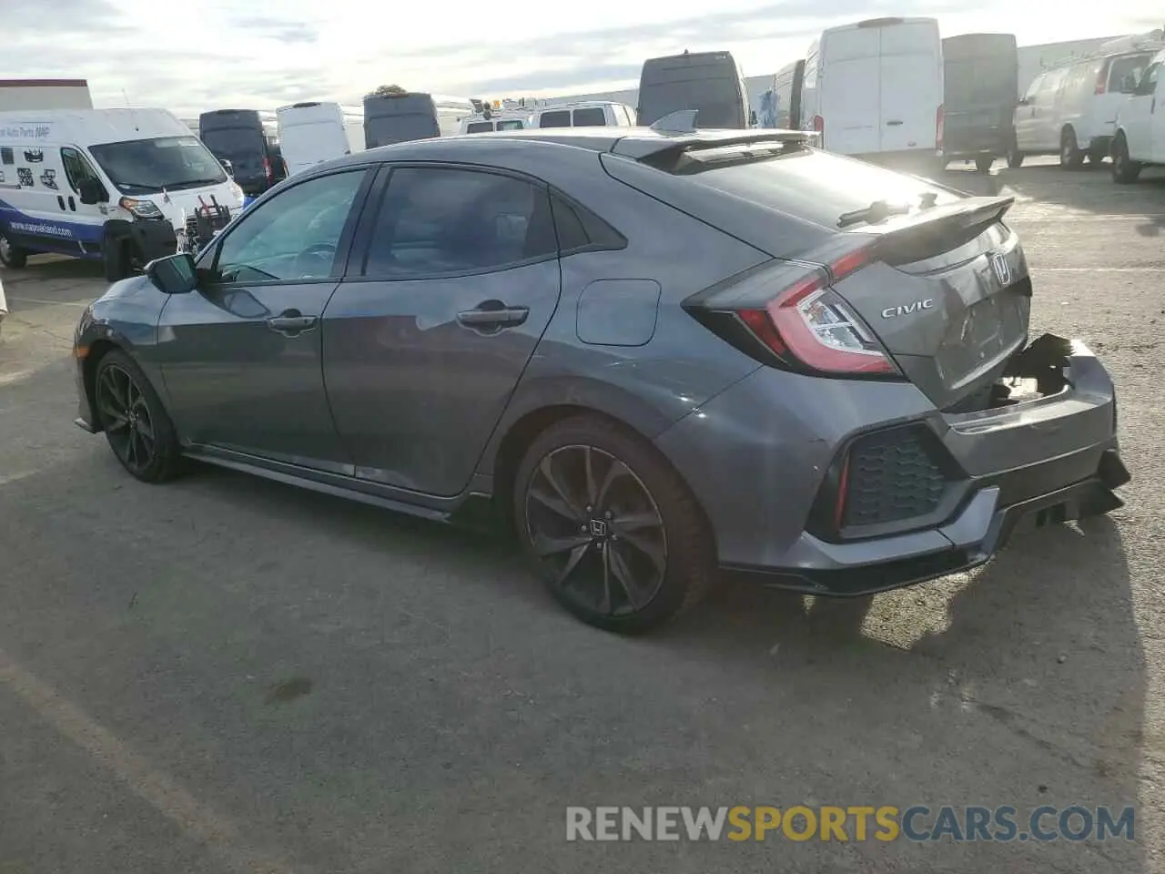 2 Photograph of a damaged car SHHFK7G47KU222981 HONDA CIVIC 2019