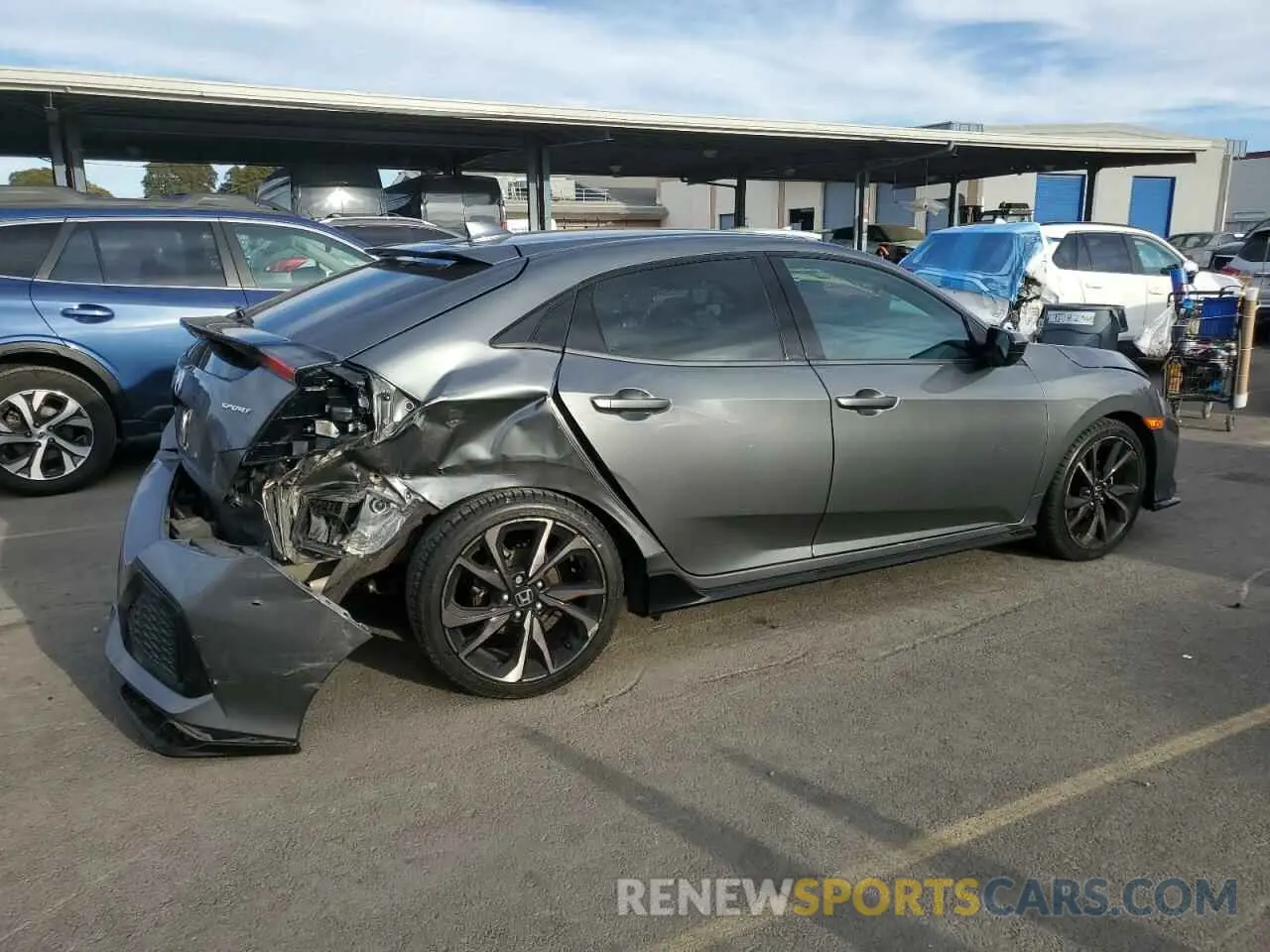 3 Photograph of a damaged car SHHFK7G47KU222981 HONDA CIVIC 2019