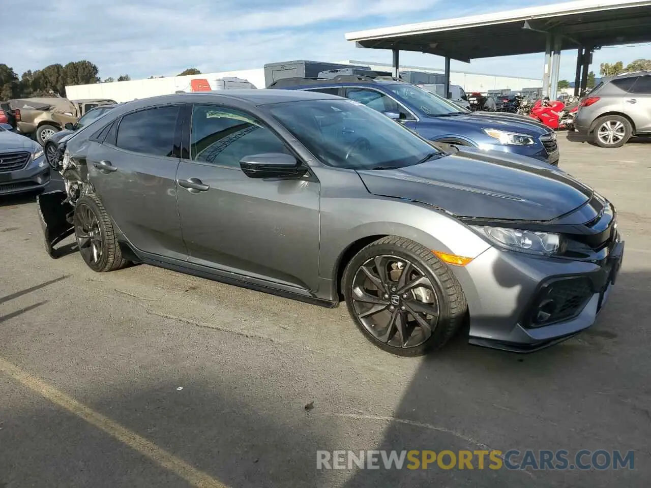 4 Photograph of a damaged car SHHFK7G47KU222981 HONDA CIVIC 2019