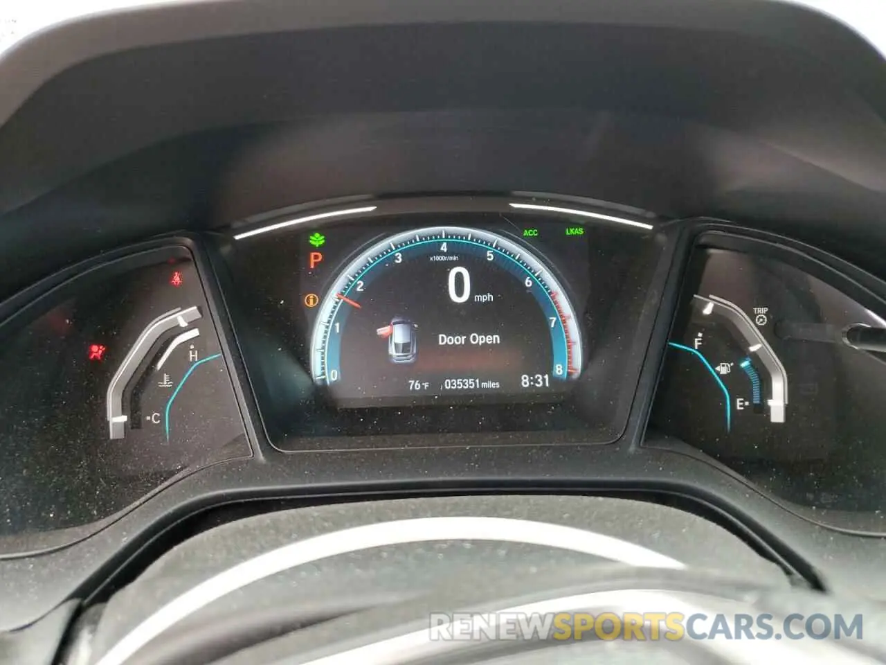 9 Photograph of a damaged car SHHFK7H30KU421876 HONDA CIVIC 2019