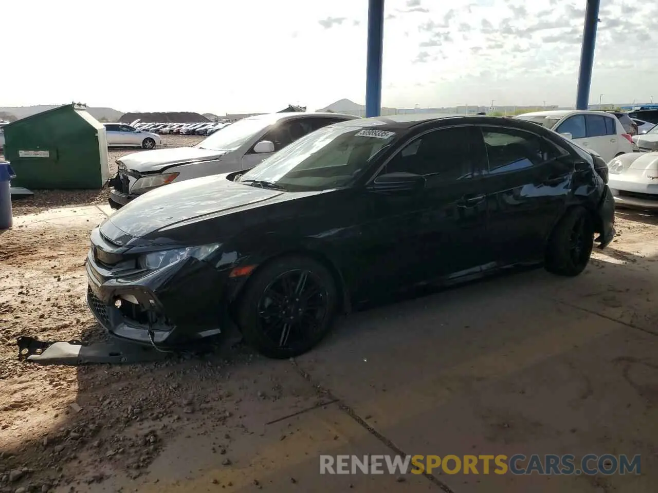 1 Photograph of a damaged car SHHFK7H31KU204286 HONDA CIVIC 2019