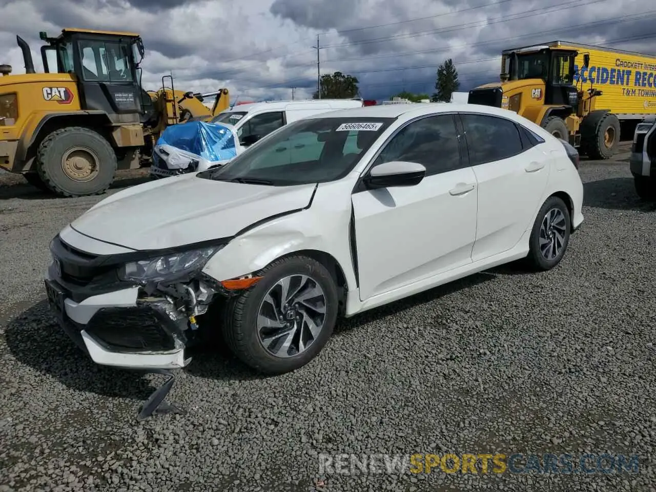 1 Photograph of a damaged car SHHFK7H31KU402091 HONDA CIVIC 2019