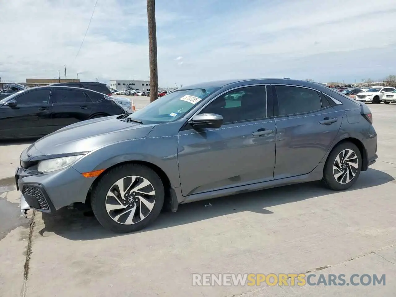 1 Photograph of a damaged car SHHFK7H33KU203379 HONDA CIVIC 2019