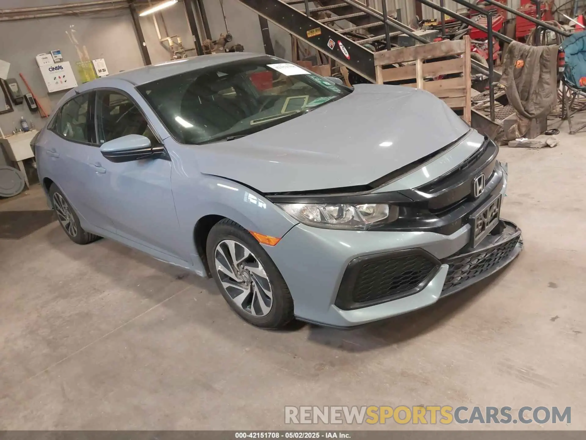 1 Photograph of a damaged car SHHFK7H34KU228338 HONDA CIVIC 2019