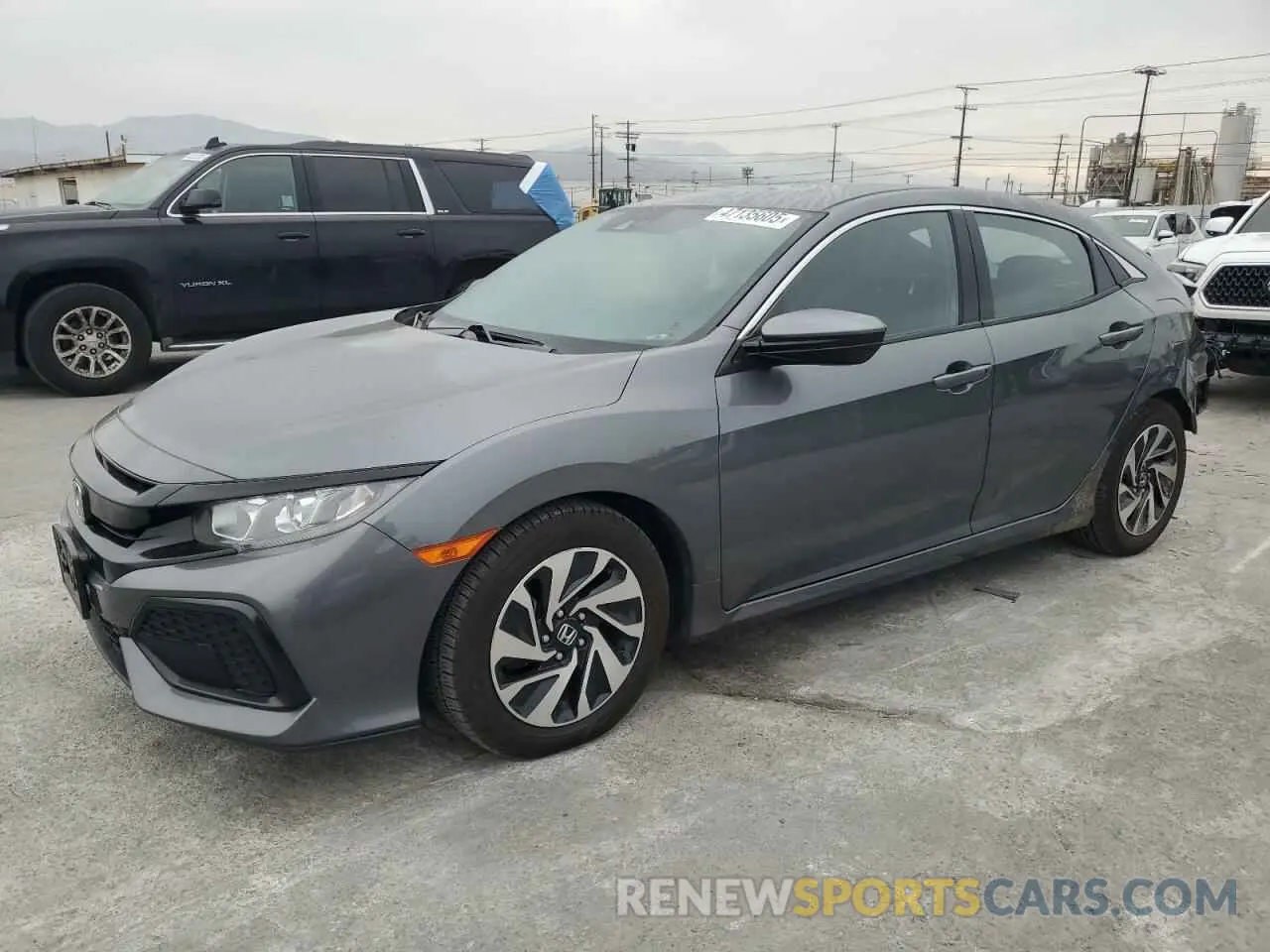 1 Photograph of a damaged car SHHFK7H34KU403526 HONDA CIVIC 2019