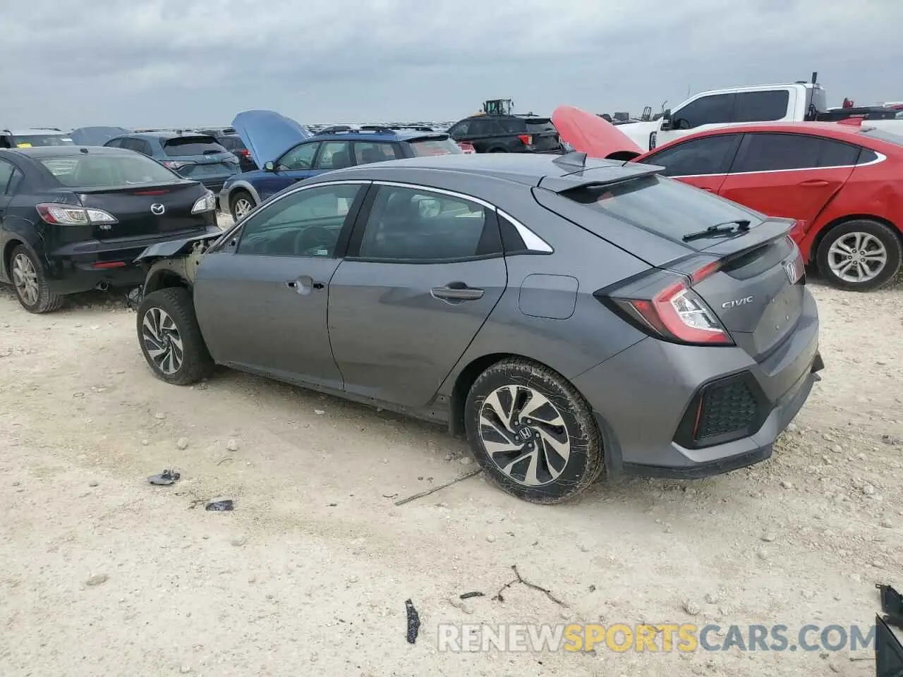 2 Photograph of a damaged car SHHFK7H35KU200595 HONDA CIVIC 2019