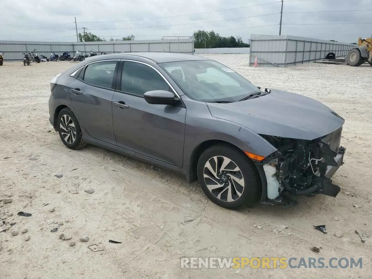 4 Photograph of a damaged car SHHFK7H35KU200595 HONDA CIVIC 2019