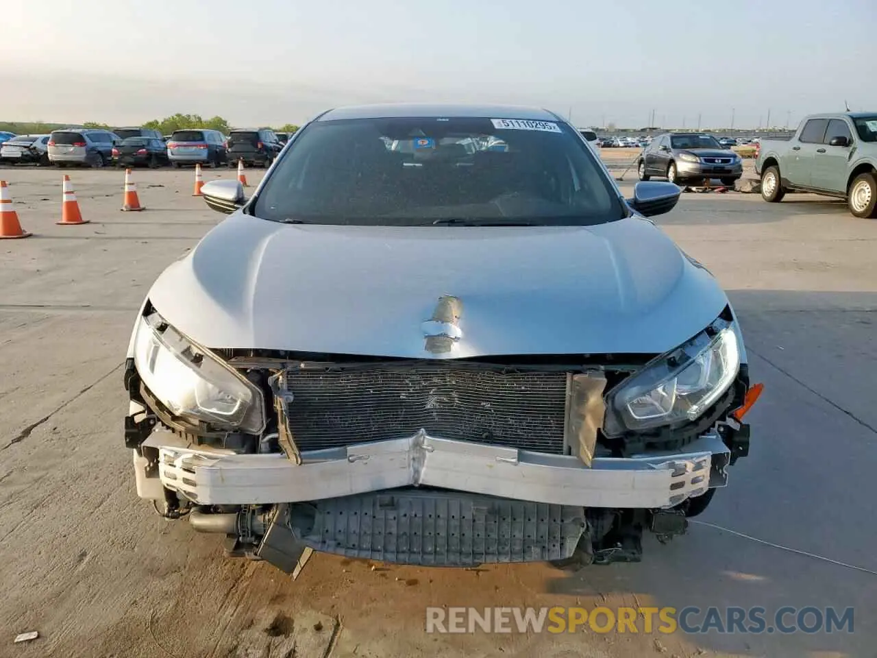 5 Photograph of a damaged car SHHFK7H35KU214464 HONDA CIVIC 2019