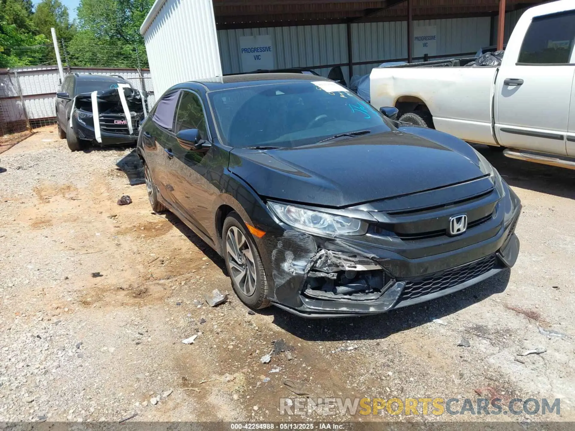 1 Photograph of a damaged car SHHFK7H35KU227926 HONDA CIVIC 2019