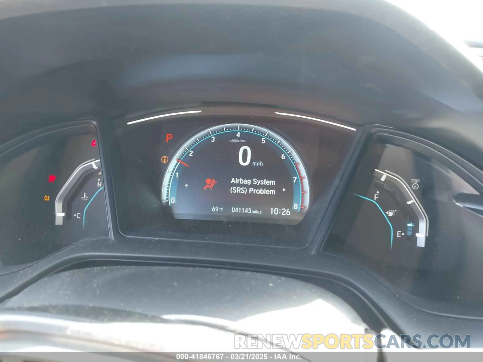 7 Photograph of a damaged car SHHFK7H37KU228365 HONDA CIVIC 2019
