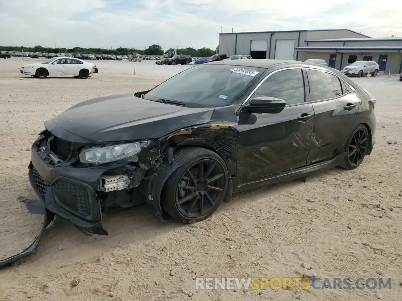 1 Photograph of a damaged car SHHFK7H38KU224275 HONDA CIVIC 2019