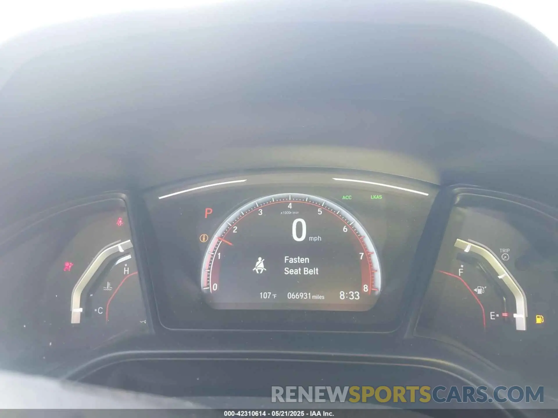 7 Photograph of a damaged car SHHFK7H40KU415472 HONDA CIVIC 2019