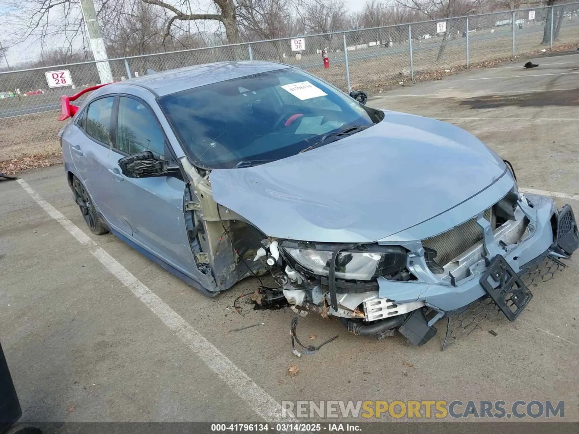 1 Photograph of a damaged car SHHFK7H40KU416220 HONDA CIVIC 2019