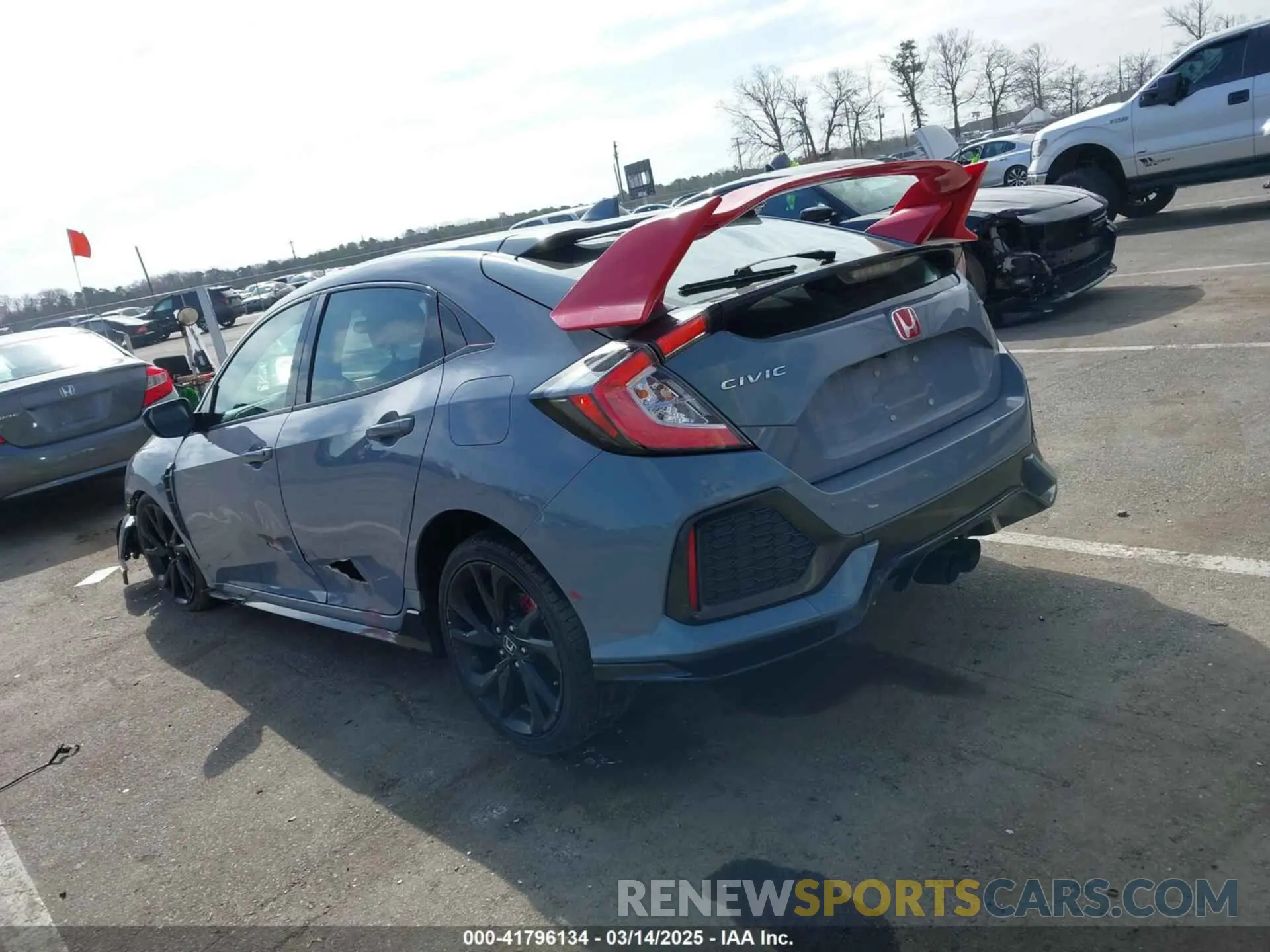 3 Photograph of a damaged car SHHFK7H40KU416220 HONDA CIVIC 2019
