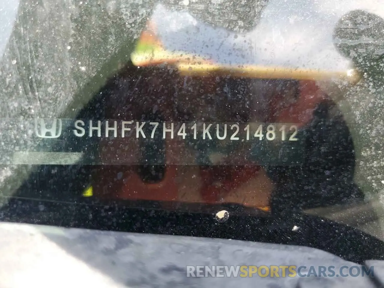 12 Photograph of a damaged car SHHFK7H41KU214812 HONDA CIVIC 2019