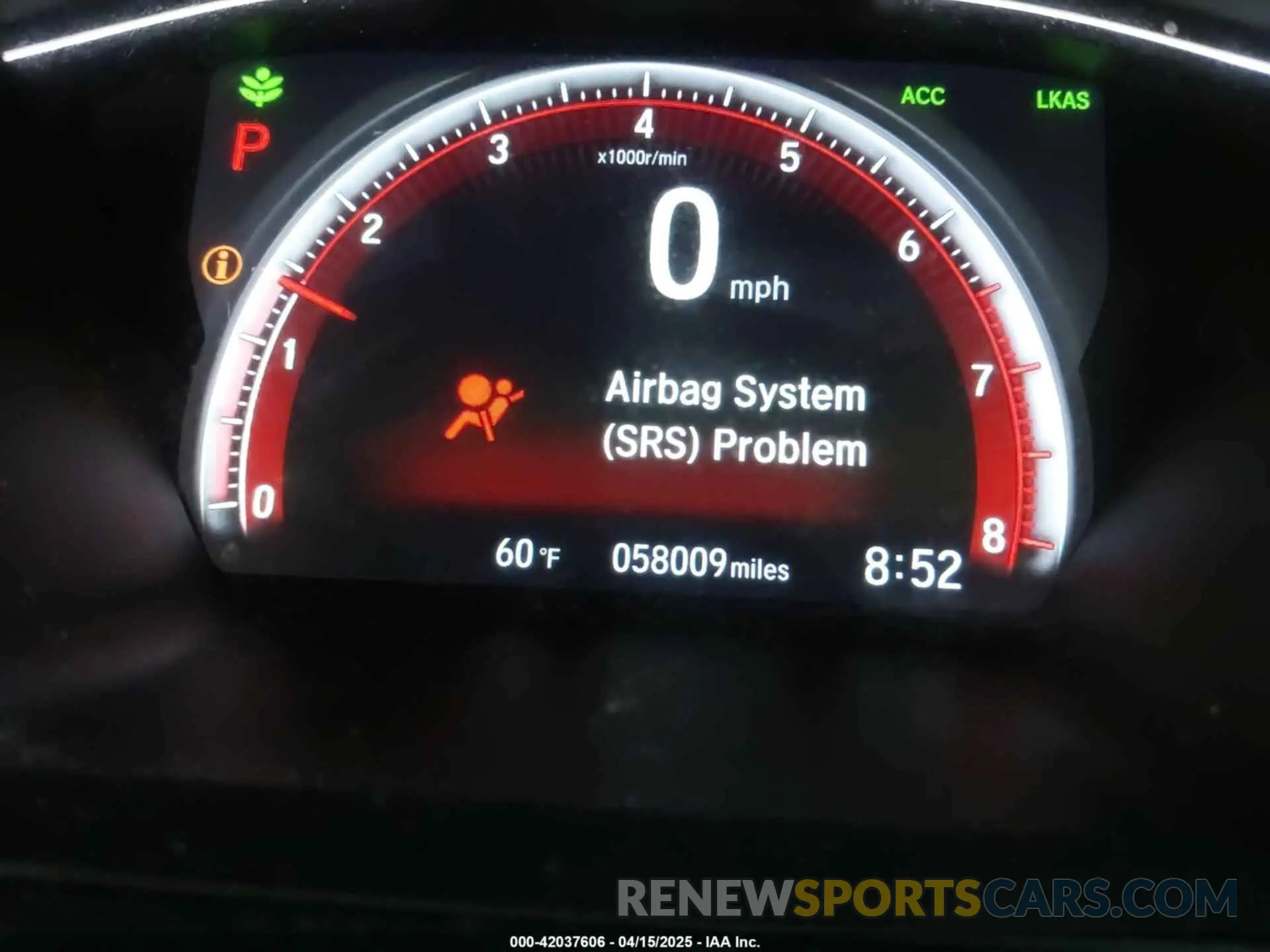 7 Photograph of a damaged car SHHFK7H41KU227138 HONDA CIVIC 2019