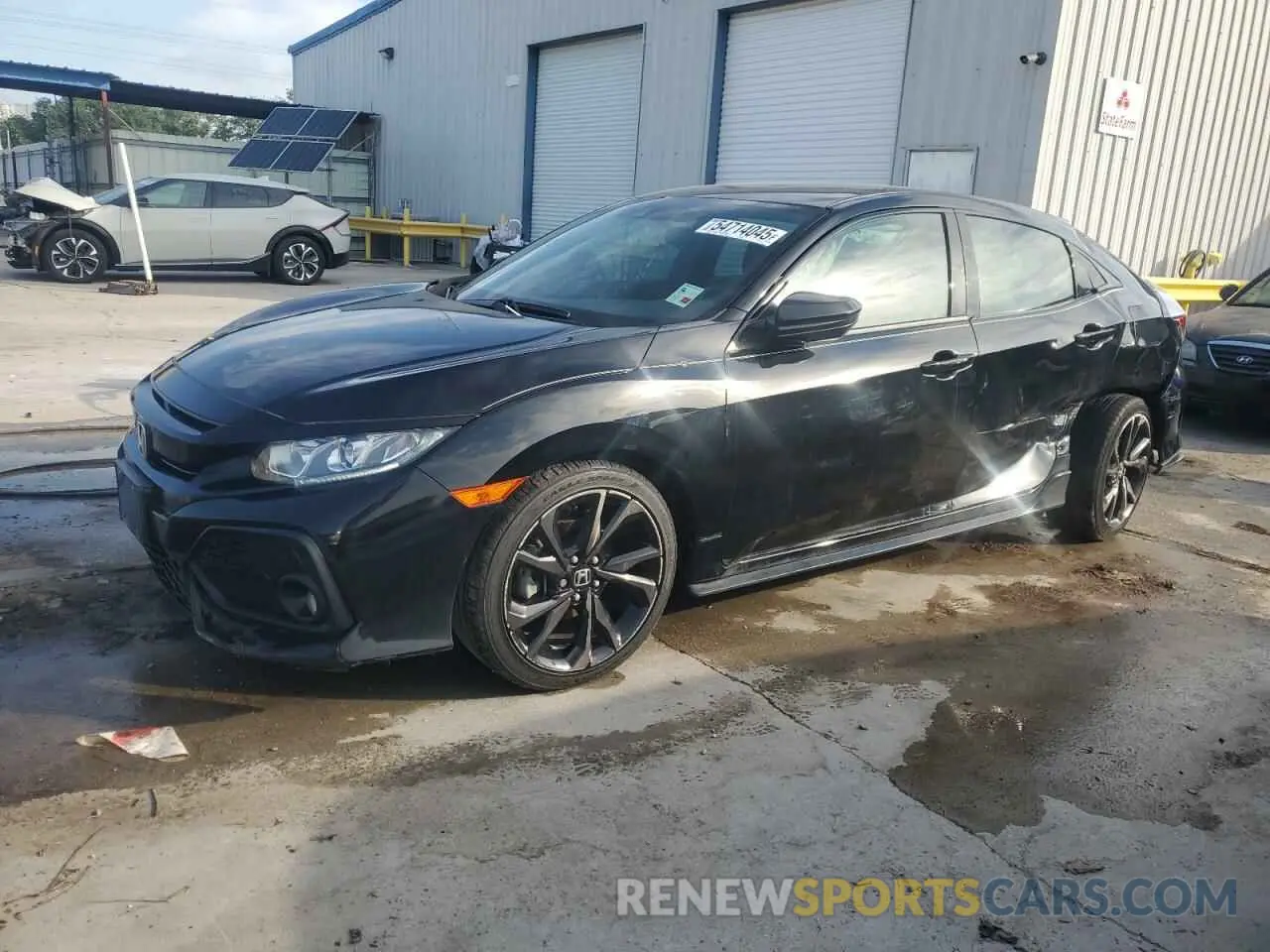 1 Photograph of a damaged car SHHFK7H42KU227830 HONDA CIVIC 2019
