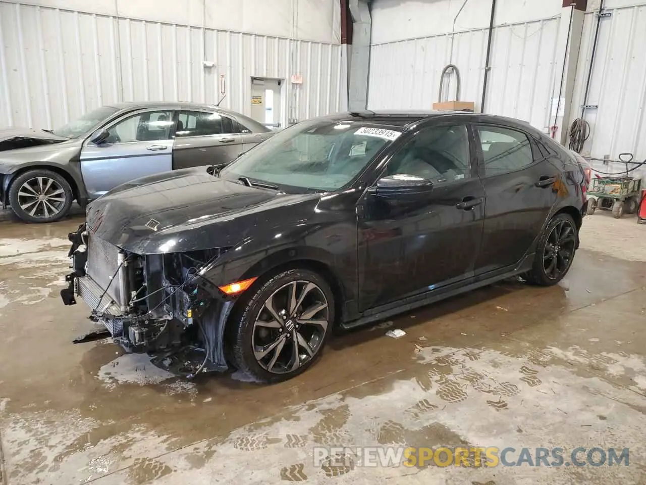 1 Photograph of a damaged car SHHFK7H42KU405333 HONDA CIVIC 2019