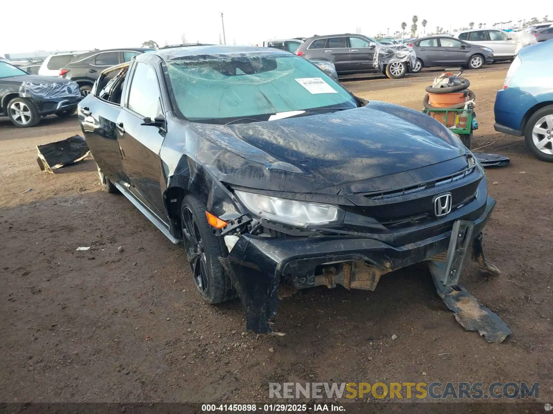 1 Photograph of a damaged car SHHFK7H42KU407681 HONDA CIVIC 2019