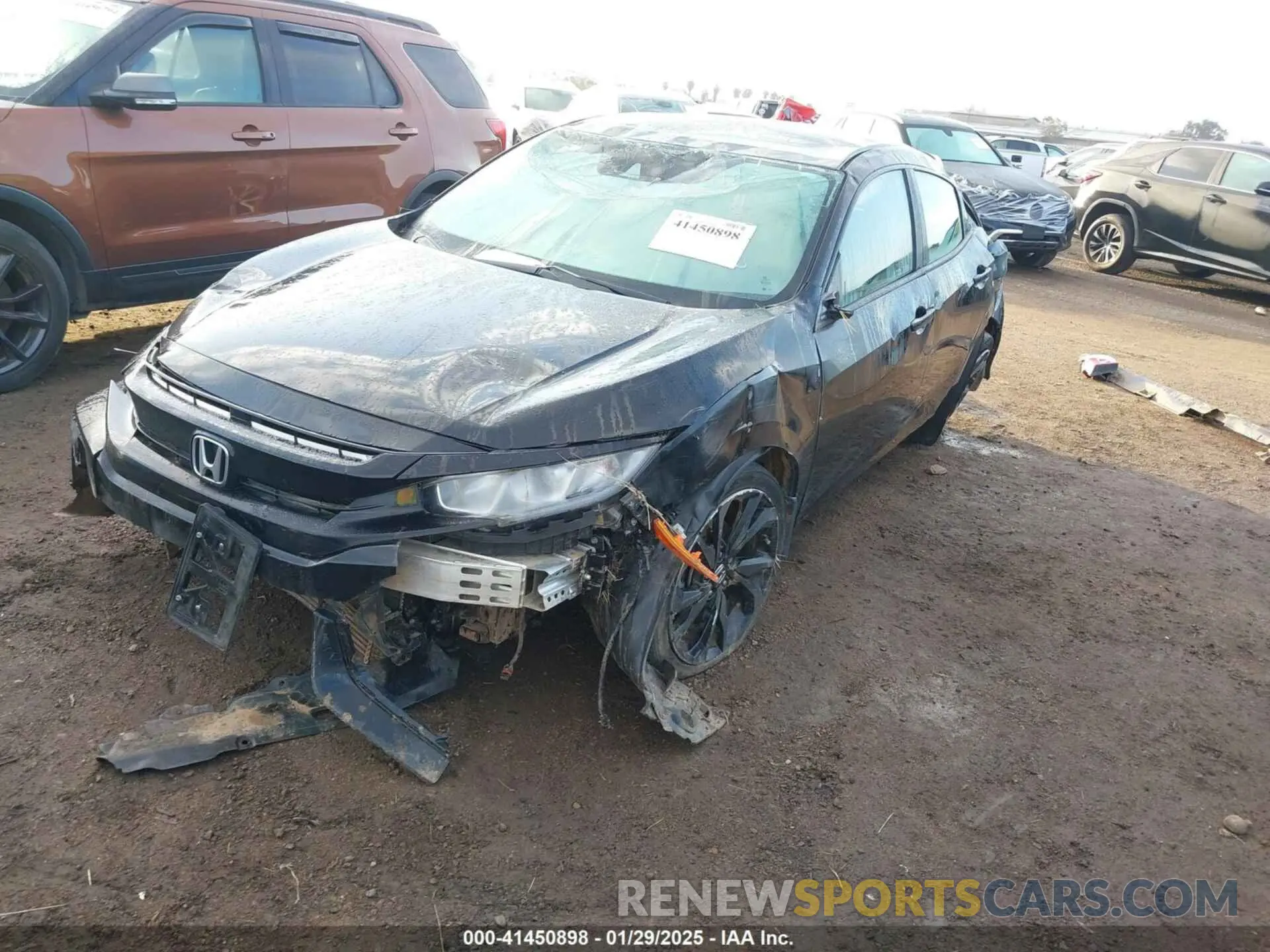2 Photograph of a damaged car SHHFK7H42KU407681 HONDA CIVIC 2019