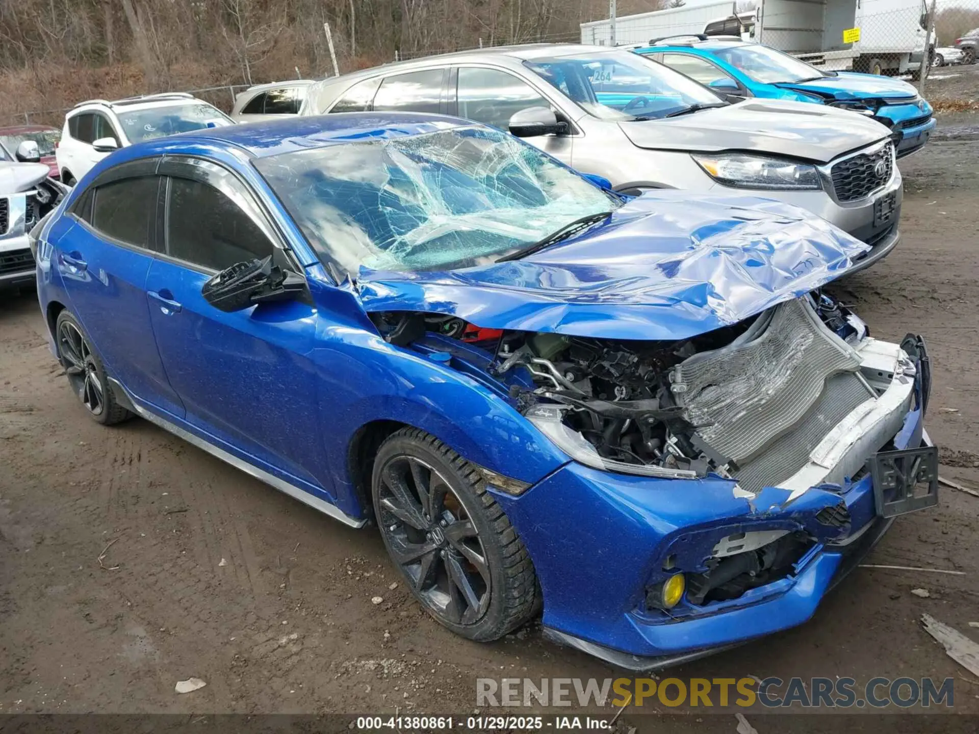 1 Photograph of a damaged car SHHFK7H42KU418891 HONDA CIVIC 2019