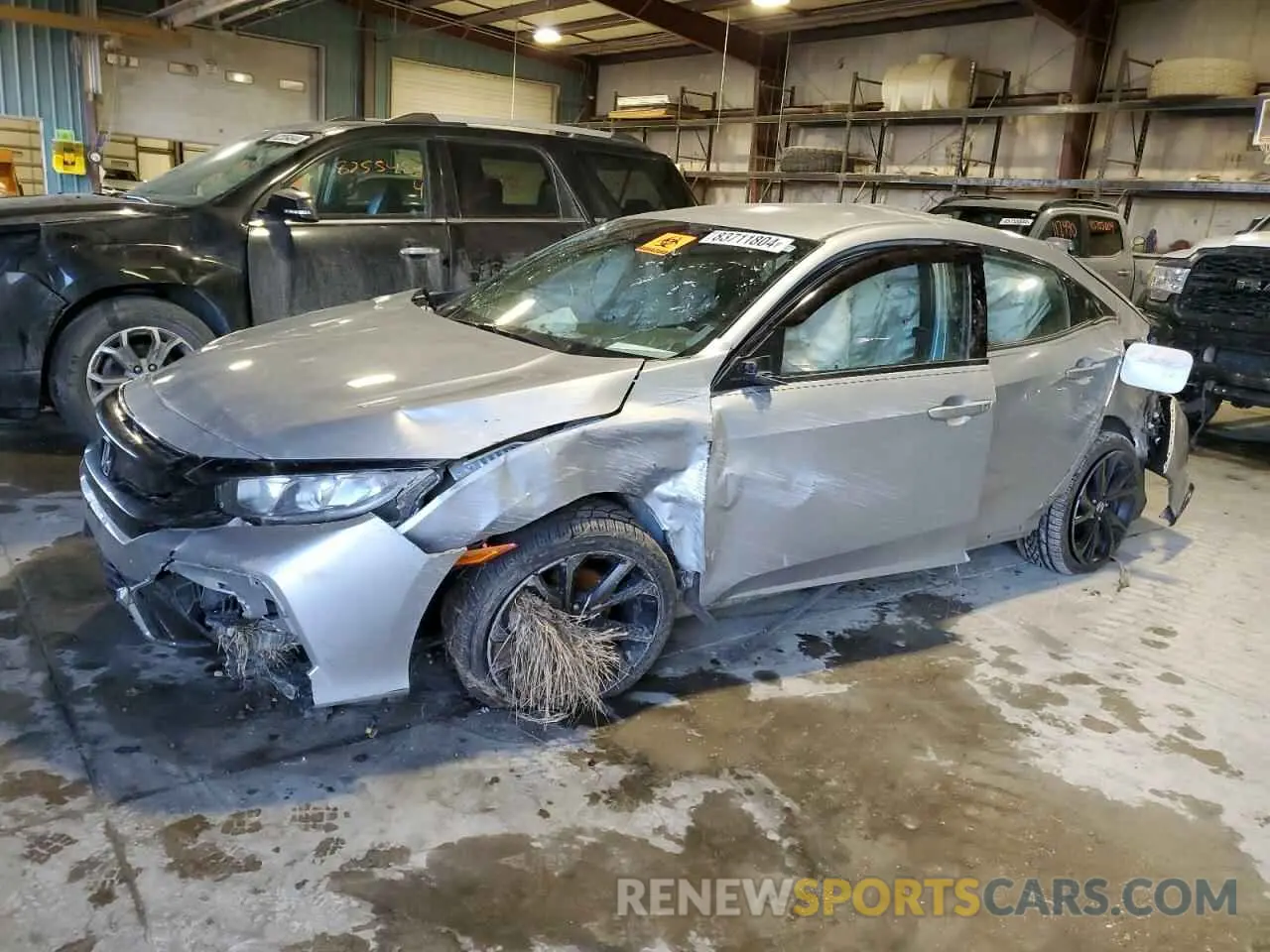 1 Photograph of a damaged car SHHFK7H43KU212592 HONDA CIVIC 2019