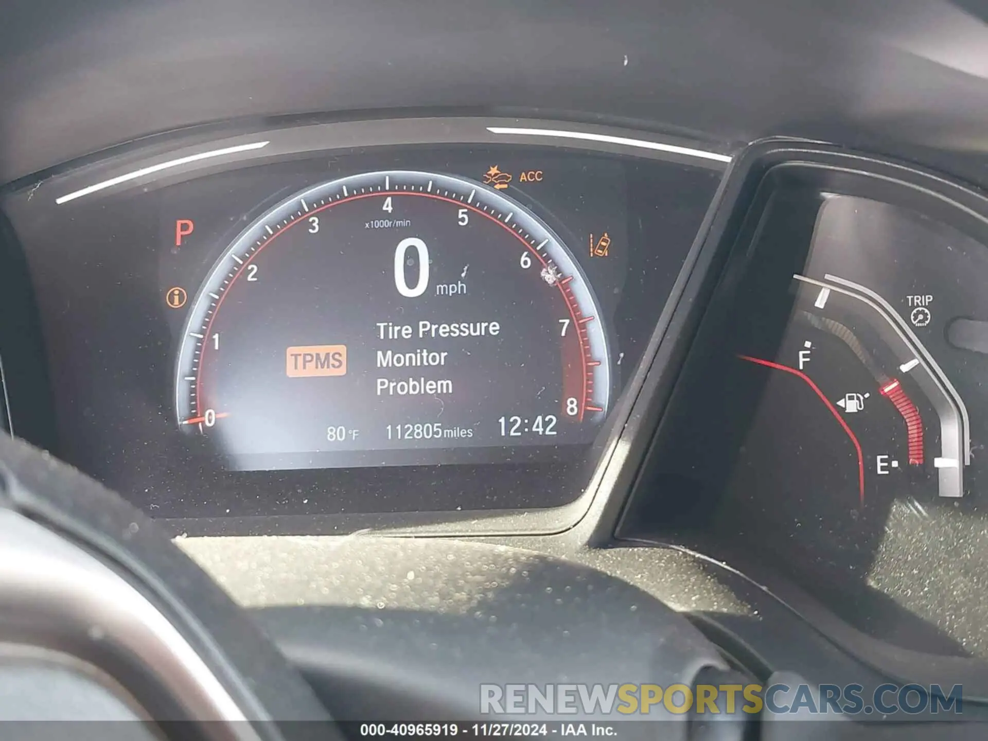 16 Photograph of a damaged car SHHFK7H43KU224483 HONDA CIVIC 2019