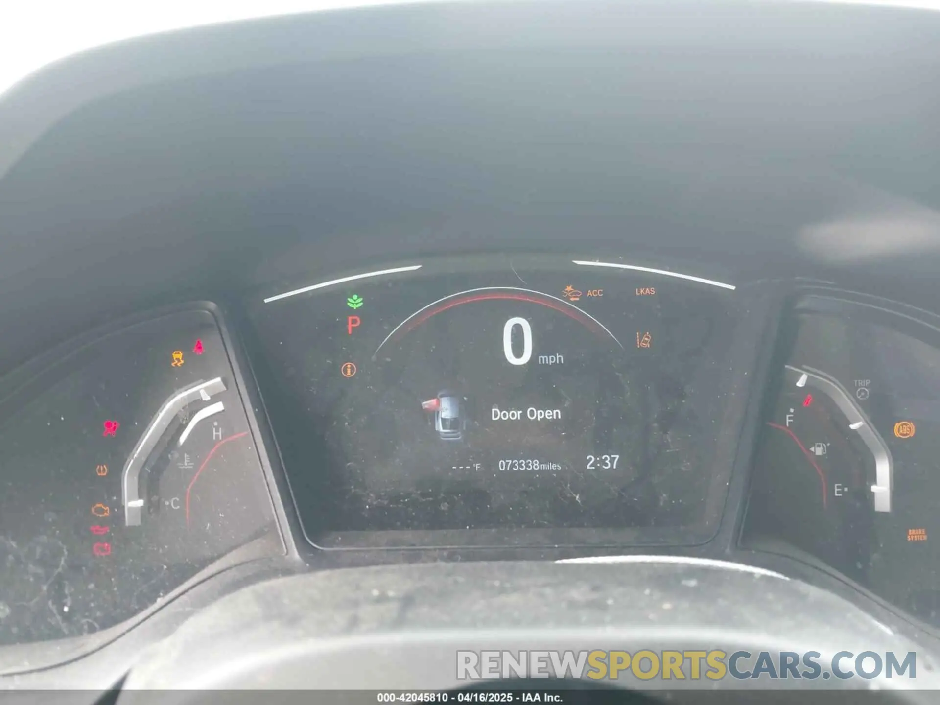 7 Photograph of a damaged car SHHFK7H43KU411996 HONDA CIVIC 2019