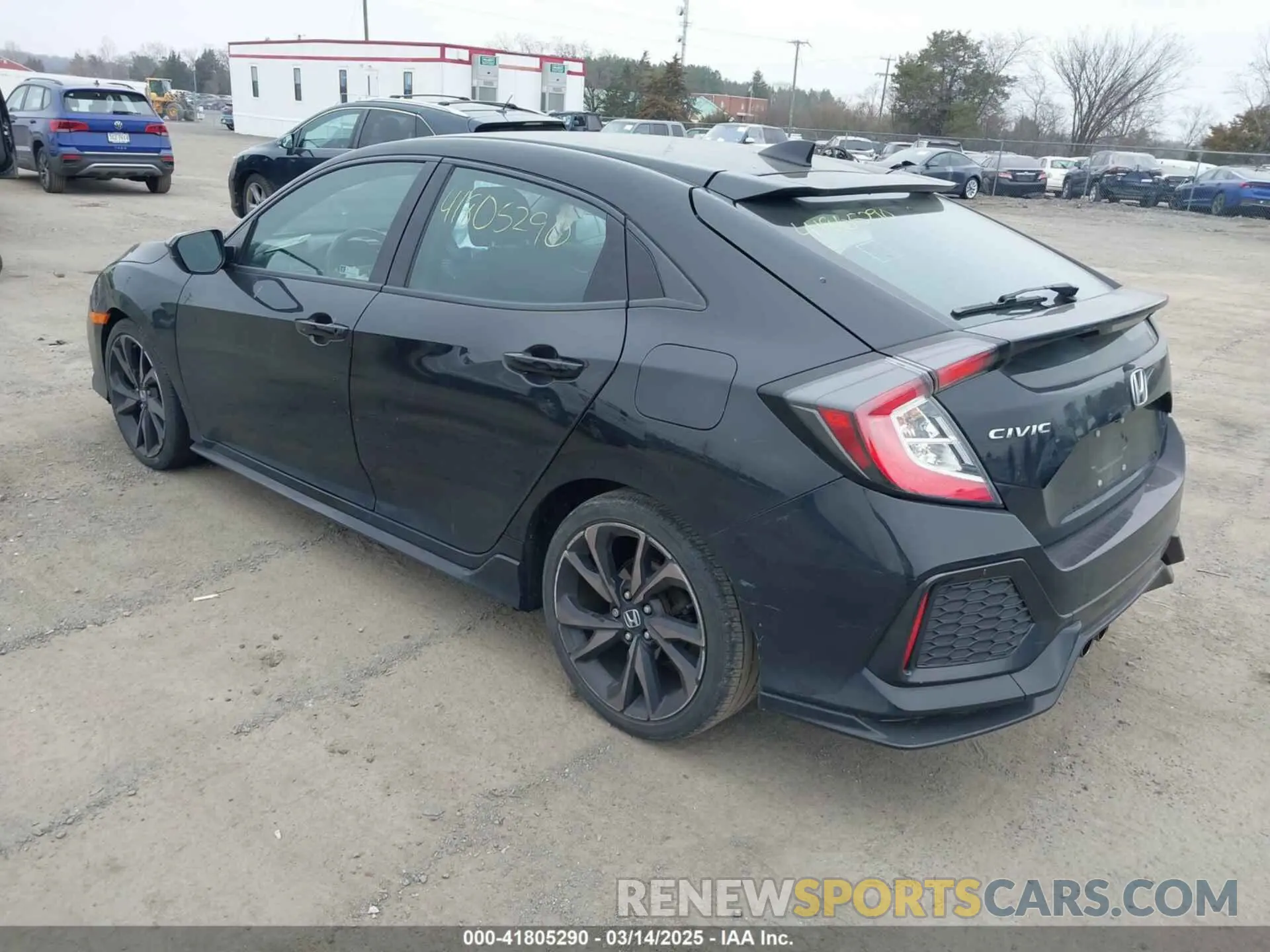 3 Photograph of a damaged car SHHFK7H44KU202542 HONDA CIVIC 2019