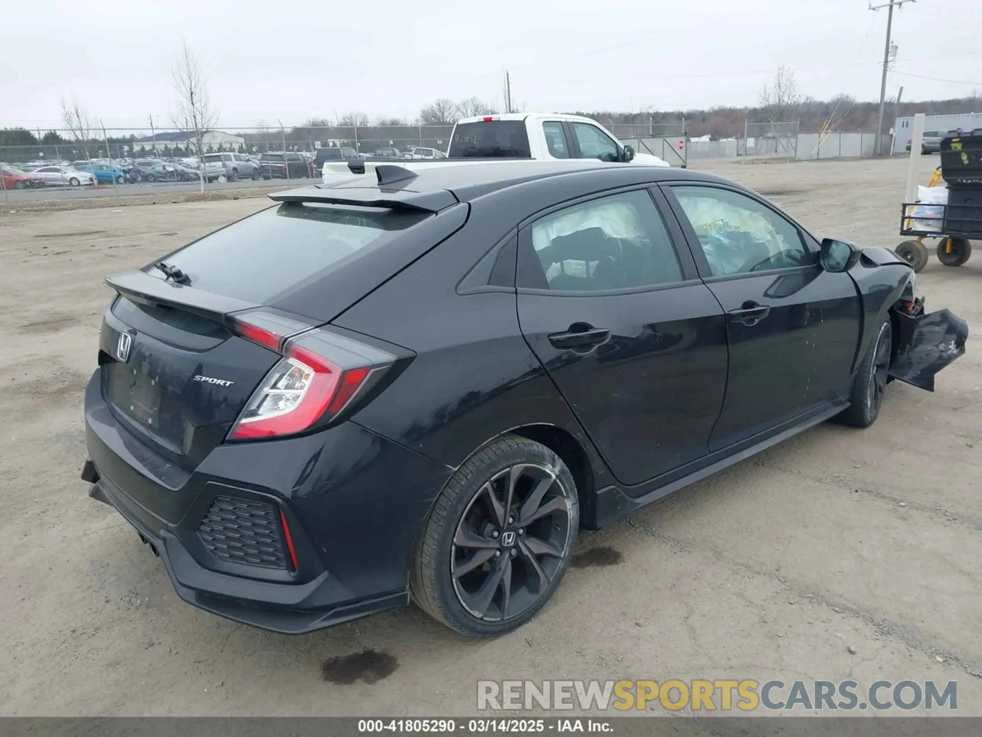 4 Photograph of a damaged car SHHFK7H44KU202542 HONDA CIVIC 2019