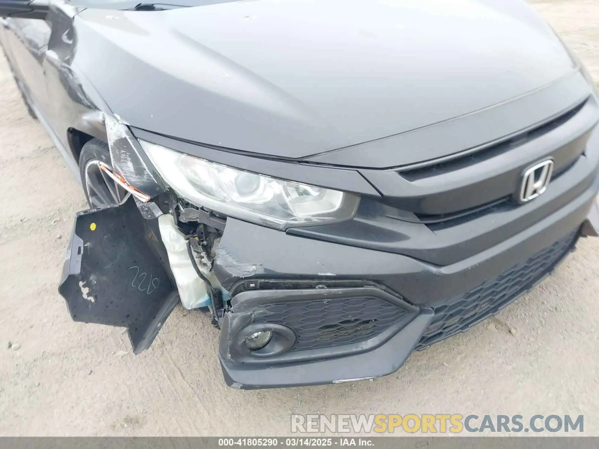 6 Photograph of a damaged car SHHFK7H44KU202542 HONDA CIVIC 2019