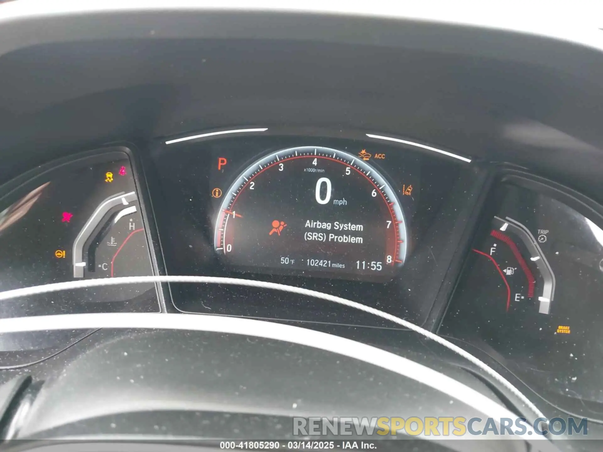 7 Photograph of a damaged car SHHFK7H44KU202542 HONDA CIVIC 2019